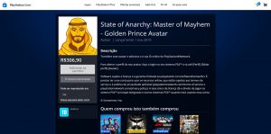 “Precinho”! Avatar na PSN é vendido por R$ 306,90
