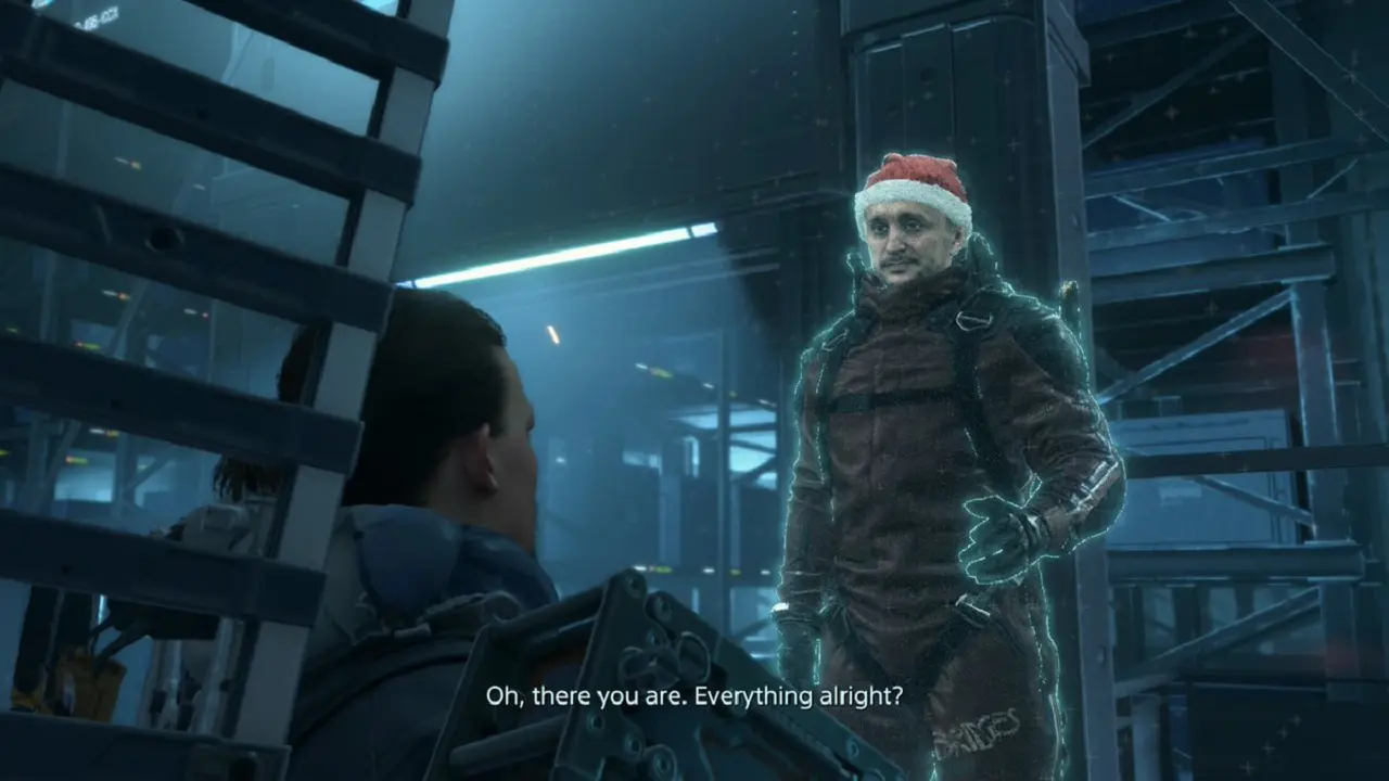 Ho-ho-ho! NPCs em Death Stranding vestem gorros de Natal