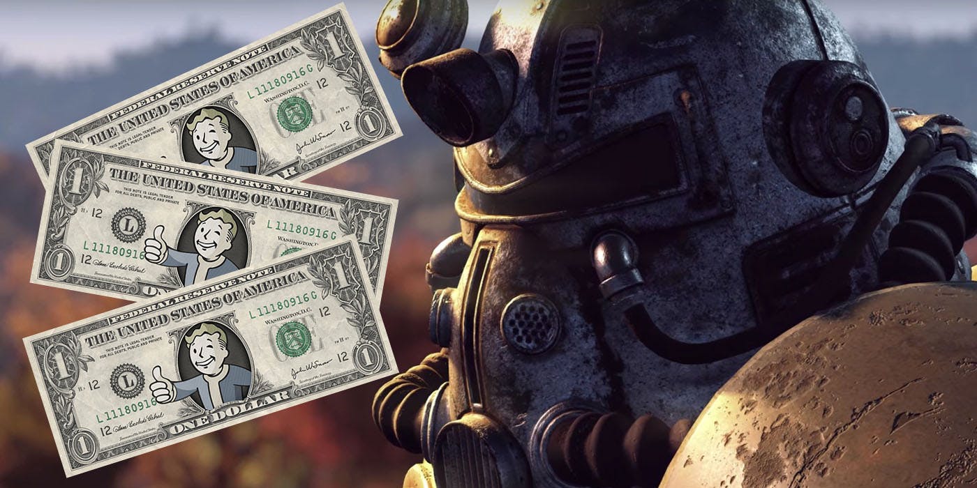 Jogadores estão ganhando dinheiro real em Fallout 76 com exploração de bug