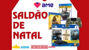 Saldão de Natal: jogos com desconto e 20% de cashback!
