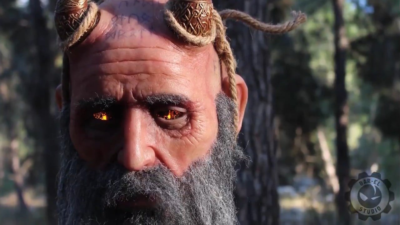 God of War: fãs recriam cabeça de Mimir que é assustadoramente real