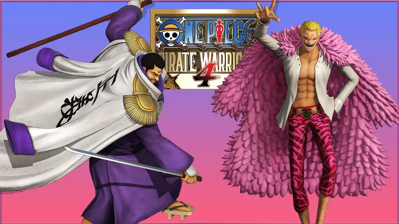 One Piece Pirate Warriors 4 recebe trailers destacando Doflamingo e Issho