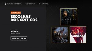 Começou! Veja a promoção de jogos “Escolha dos Críticos” na PSN