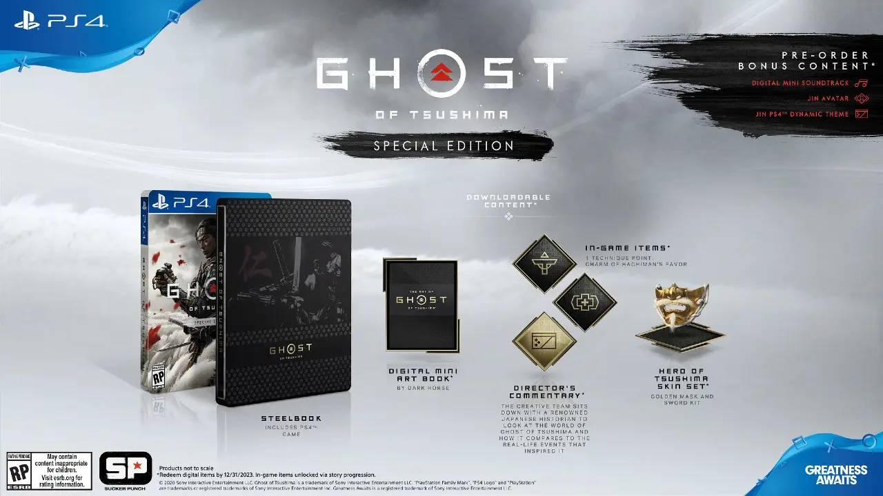 Ghost of Tsushima já está em pré-venda; confira edições