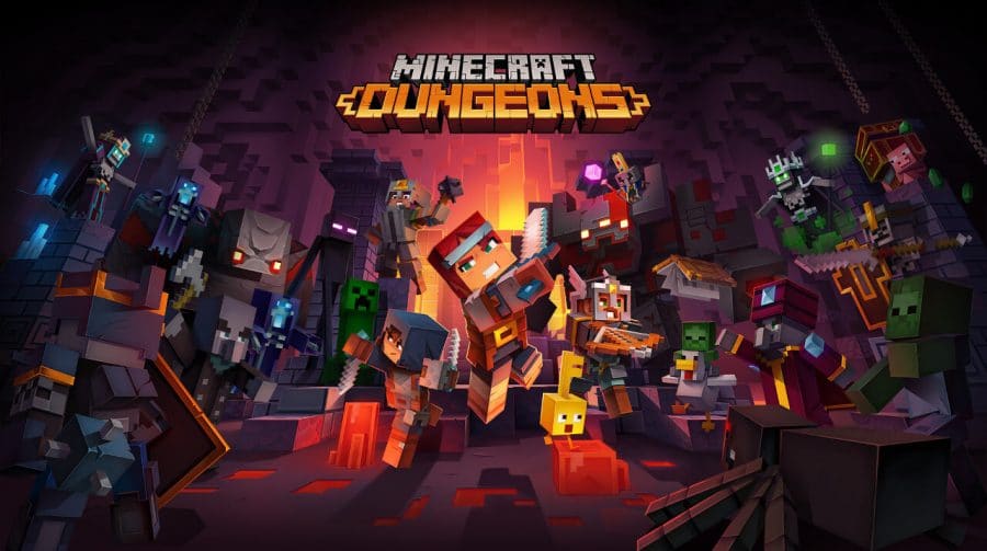 Mojang confirma adiamento de Minecraft Dungeons para maio