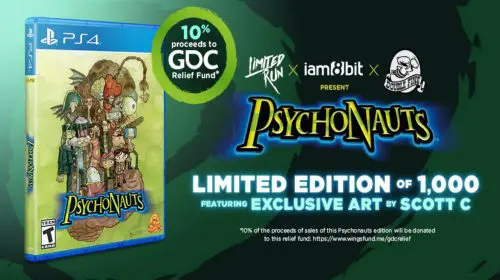 Psychonauts ganhará jogos em mídia física limitada