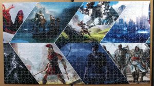 Fã cria quebra-cabeça de 1000 peças com jogos de PS4