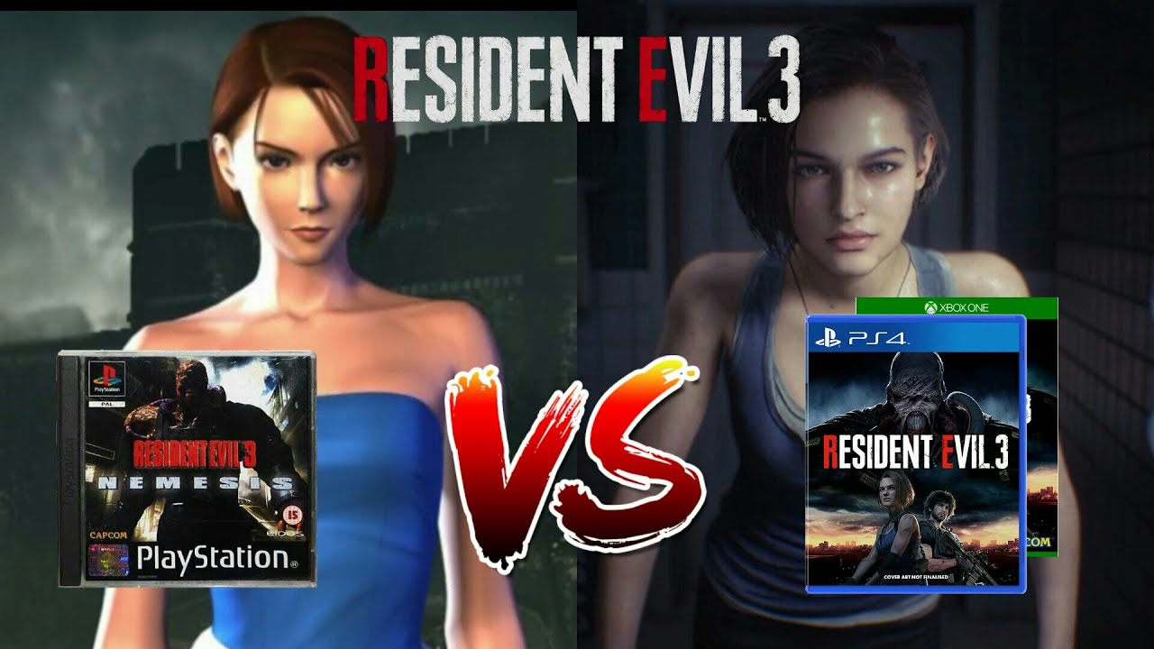 Resident Evil 3: gameplay compara jogo original e remake
