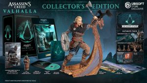 Ubisoft revela edição de colecionador de Assassin’s Creed Valhalla com estatueta