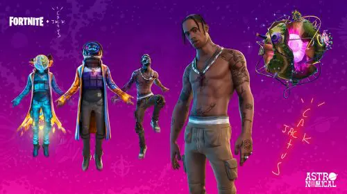 Travis Scott chega a Fortnite com skin, dança e muita música