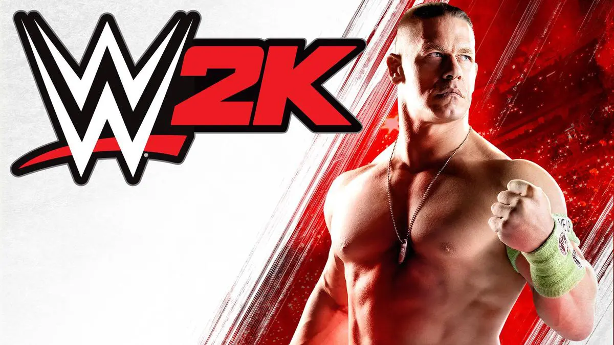 John Cena, lutador profissional na capa de WWE 2K21