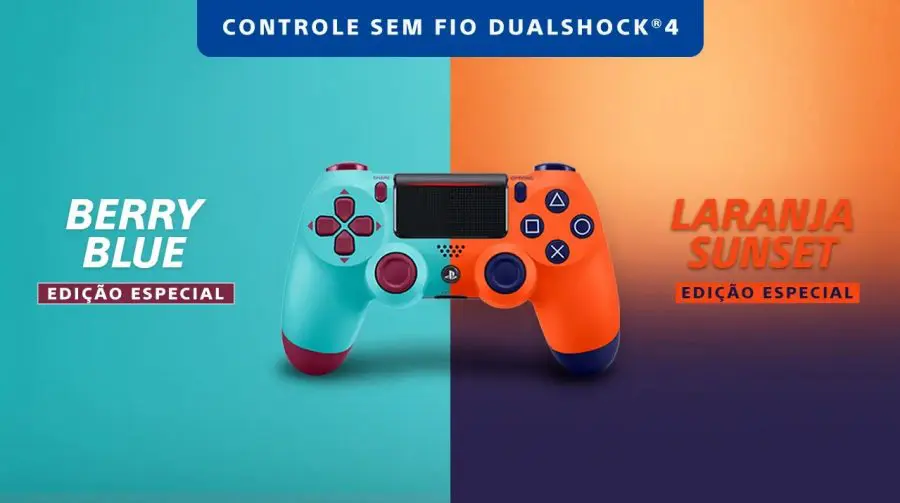 Sony anuncia chegada de novas cores do DualShock 4 ao Brasil