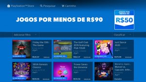 Sony lista jogos por menos R$ 90 na PS Store