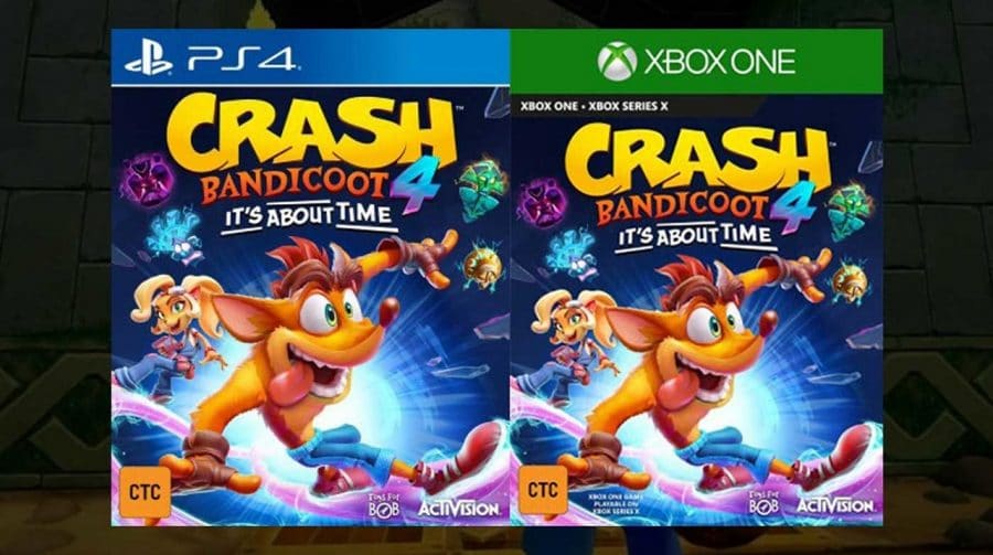 Crash Bandicoot 4 aparece na Internet com capa, detalhes e tudo mais!