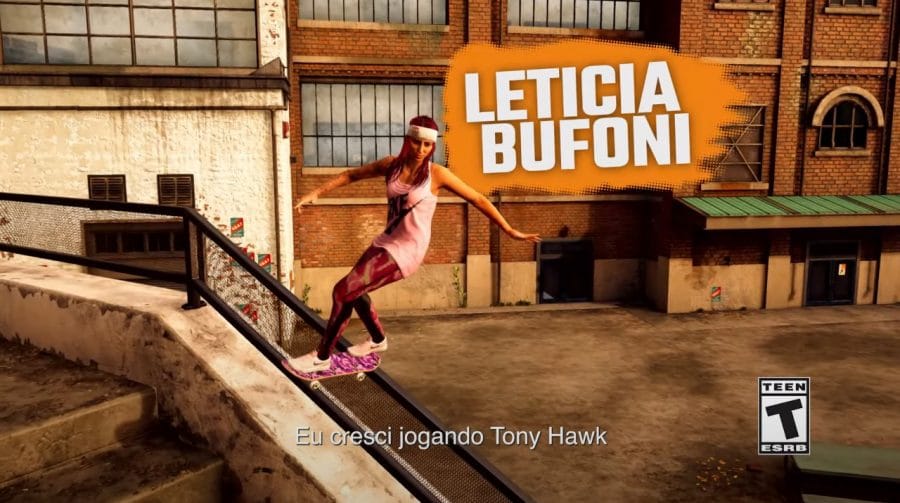 Activision revela gameplay de Letícia Bufoni em Tony Hawk's Pro Skater 1+2