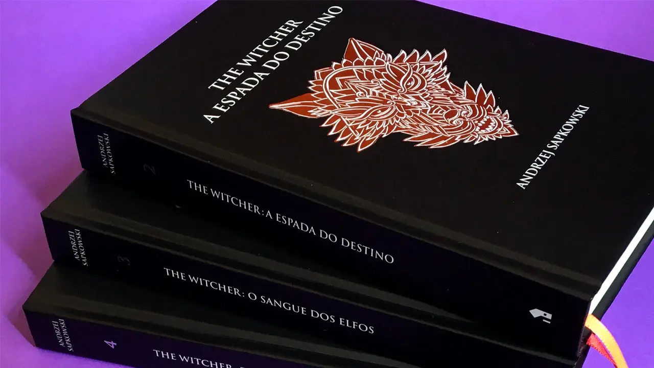 Livros de The Witcher com descontos