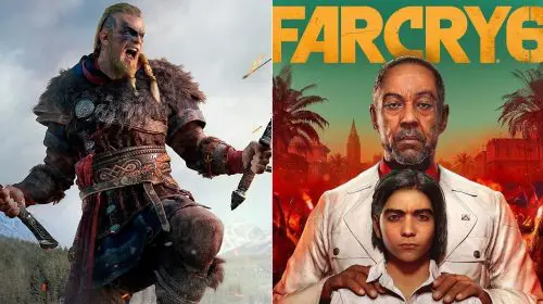 Assassin's Creed Valhalla e Far Cry 6 terão upgrades gratuitos para PS5