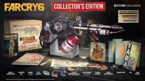 Quente! Collector's Edition de Far Cry 6 virá com réplica de um lança-chamas