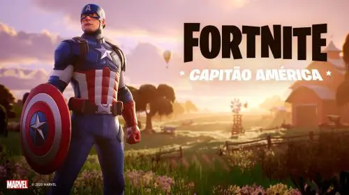 Eu peguei a referência! Capitão América chega ao Fortnite