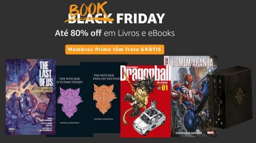Book Friday na Amazon traz descontos de até 80% em livros