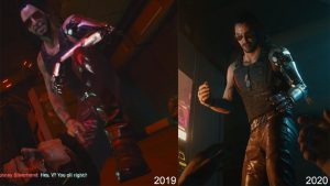 Compare os gráficos de Cyberpunk 2077 ao longo de seu desenvolvimento