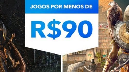 Jogos por Menos de R$ 90: Sony lança nova promoção na PS Store