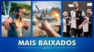 Sony revela os games de PS4 mais baixados em julho da PS Store