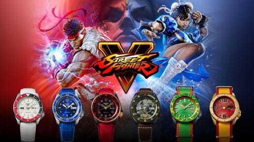 SEIKO anuncia linha de relógios de pulso inspirados em Street Fighter V