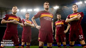 Roma assina acordo de exclusividade com eFootball PES 2021