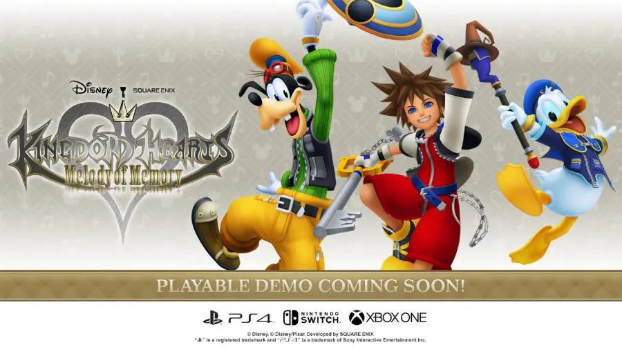 Square Enix lançará DEMO de Kingdom Hearts: Melody of Memory em outubro