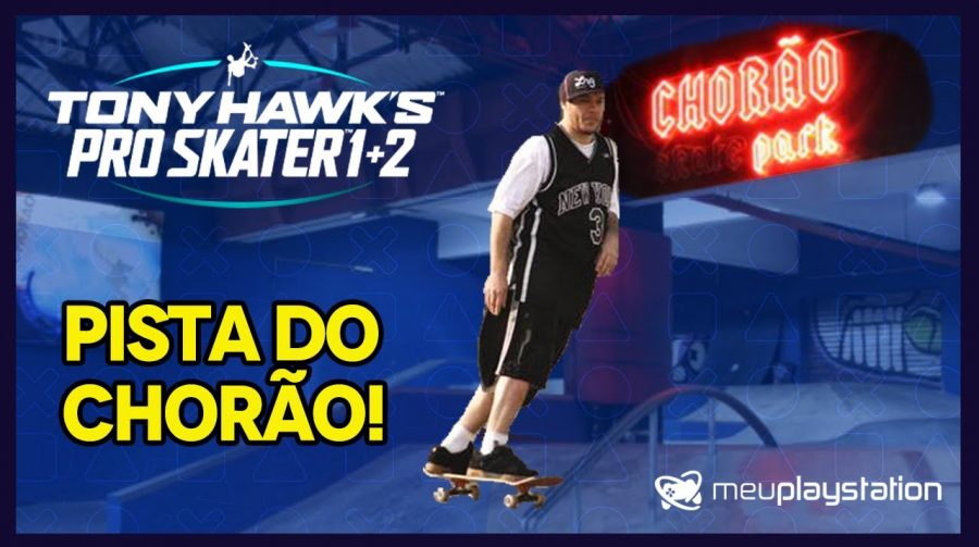 Jogando na PISTA DO CHORÃO em Tony Hawk's Pro Skater 1 + 2!