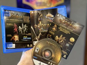 Primeira mídia física impressa do PS5 é de GodFall