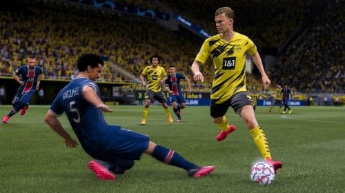 Bug de FIFA 21 faz jogador pular igual o Super Mario