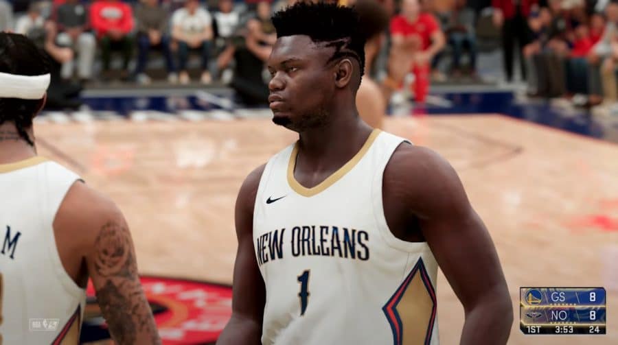 Gameplay de NBA 2K21 no PS5 destaca partida entre Warriors e Pelicans