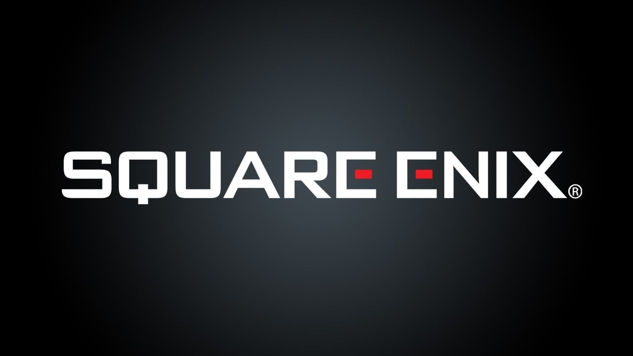 Logo da Square Enix com fundo preto.