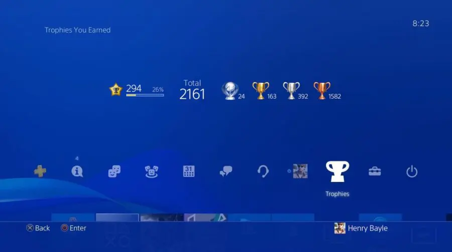 Sony anuncia mudanças no sistema de níveis de troféus do PlayStation