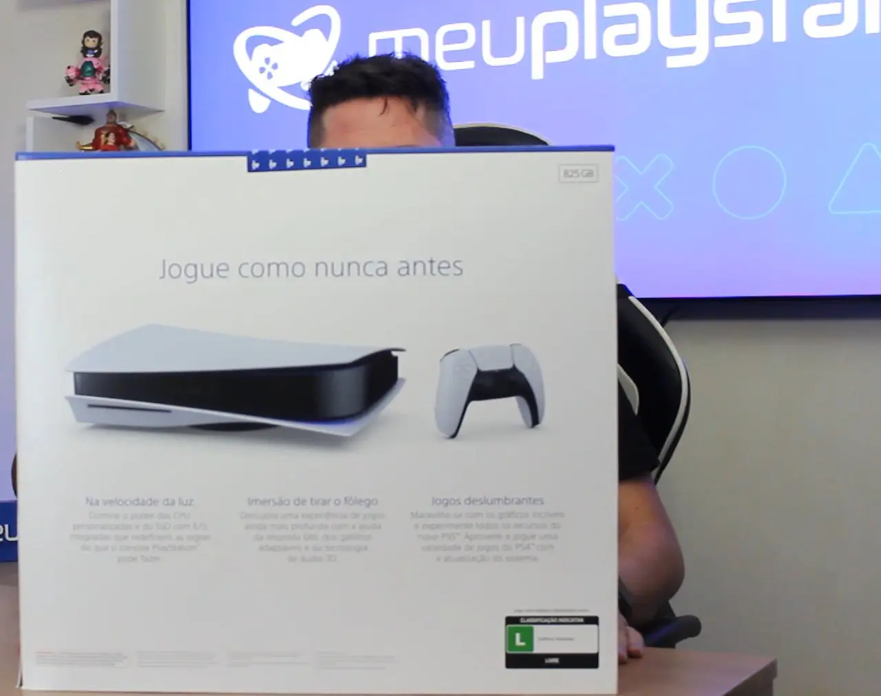 Unboxing do PlayStation 5