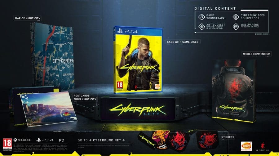 Desenvolvedora de Cyberpunk 2077 valoriza a mídia física: “colocar e jogar”