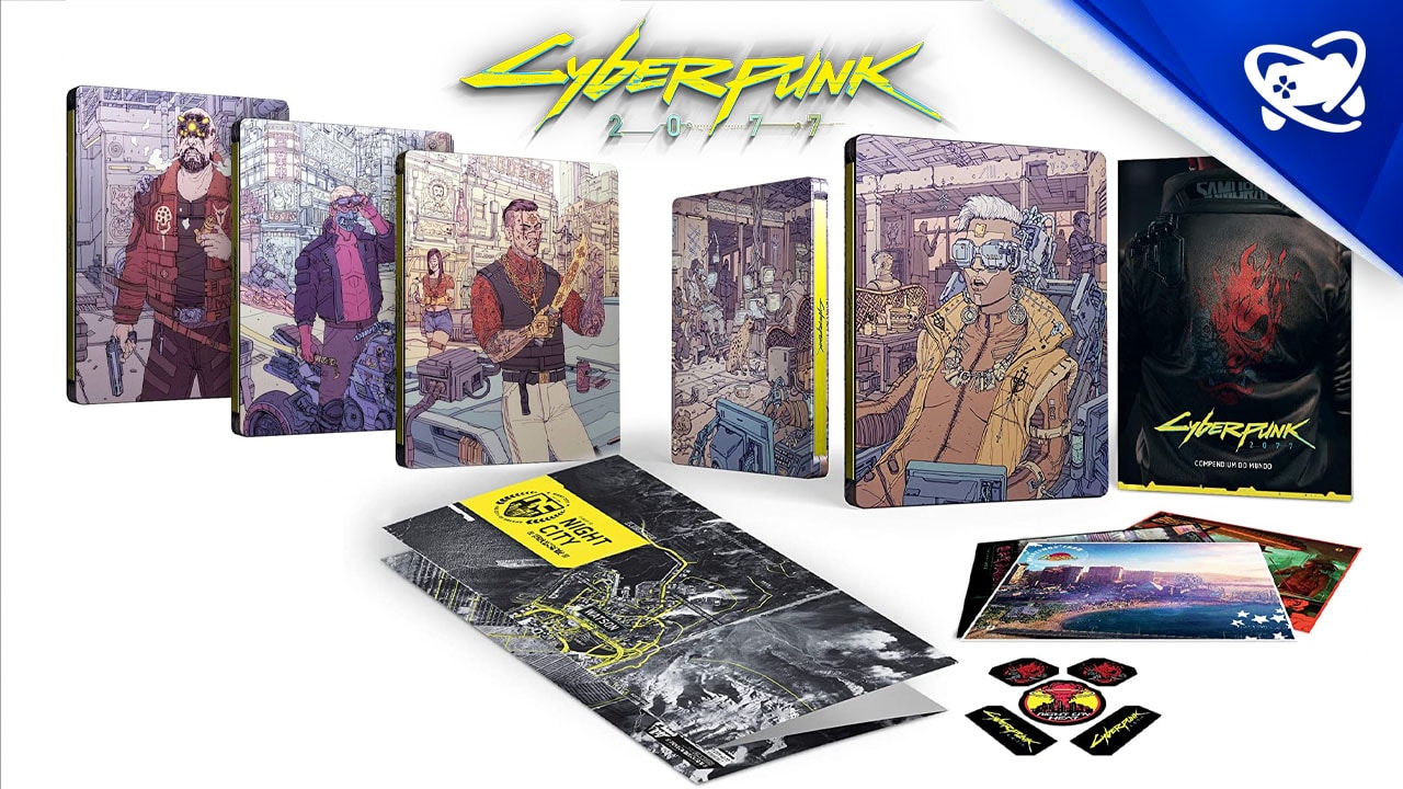 Pre Venda De Cyberpunk 2077 Steelbook E Recheada De Brindes