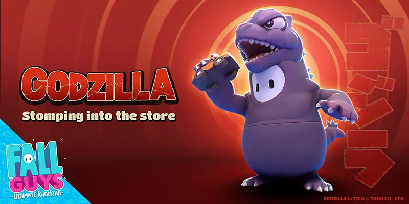 Fall Guys ganhará nova skin do Godzilla no dia 3 de novembro