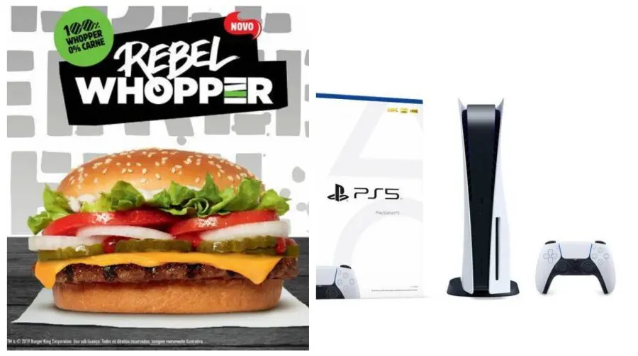 Burger King e Sony lançam teaser sobre interface do PS5