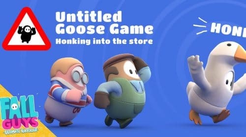 Ganso no battle royale: Fall Guys recebe skins de Untitled Goose Game