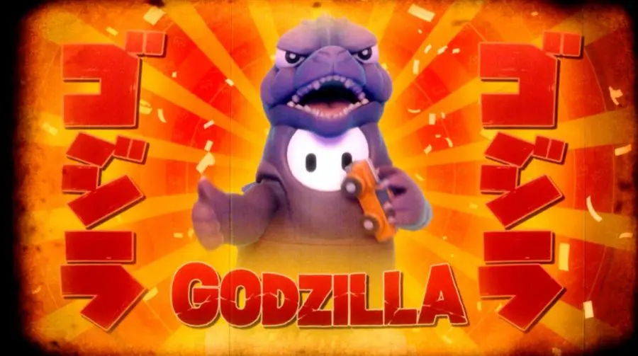 Skin do Godzilla em Fall Guys: Ultimate Knockout já está disponível