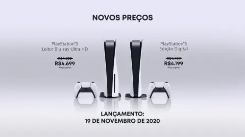 Atenção: Sony anuncia redução no preço do PlayStation 5 no Brasil