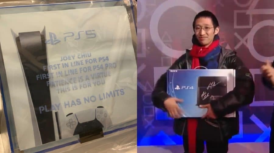 Sony manda PS5 para o primeiro comprador do PS4