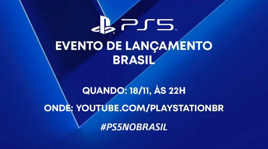Sony fará evento digital de lançamento do PS5 no Brasil