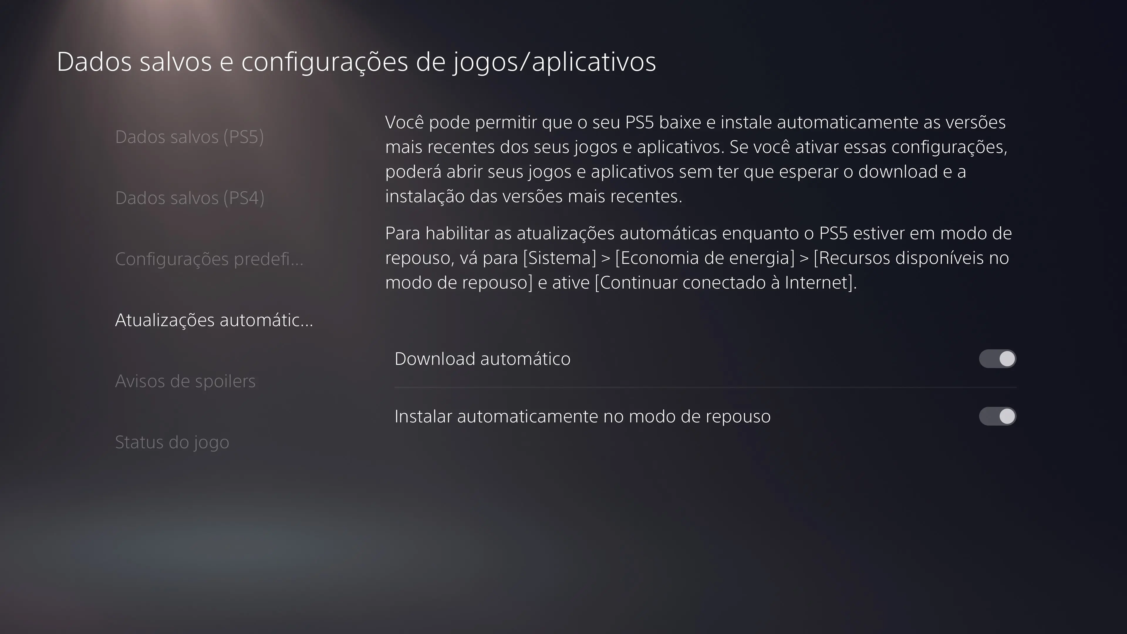 configurar o PlayStation 5 - 7