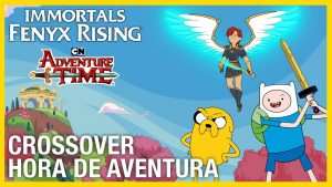Trailer de Immortals Fenyx Rising faz crossover com “Hora de Aventura”