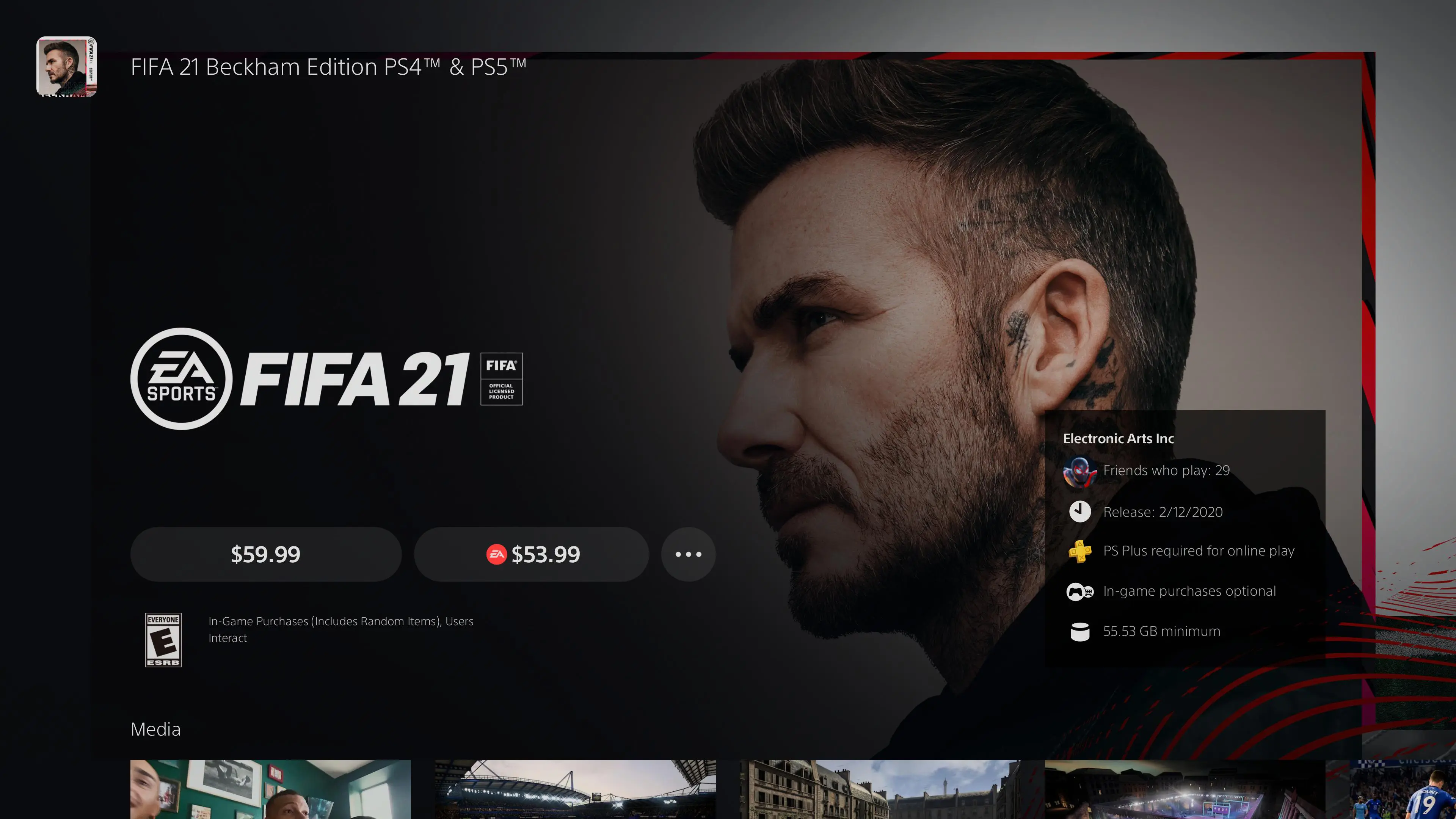 FIFA 21 para o PS5