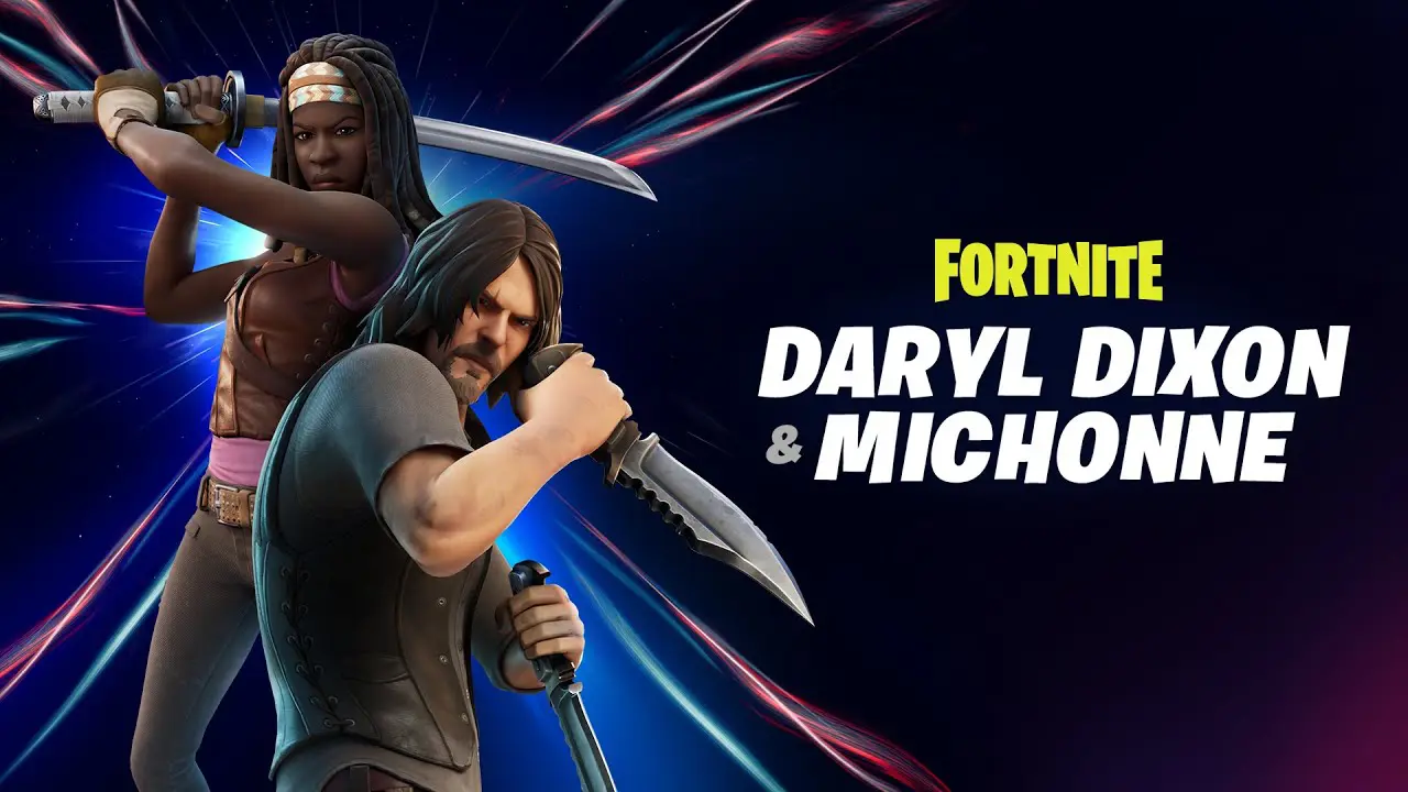 Daryl e Michonne Fortnite